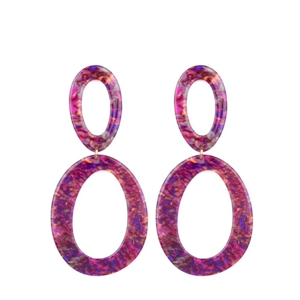 Paparazzi HEY HAUTE ROD Acrylic Earrings